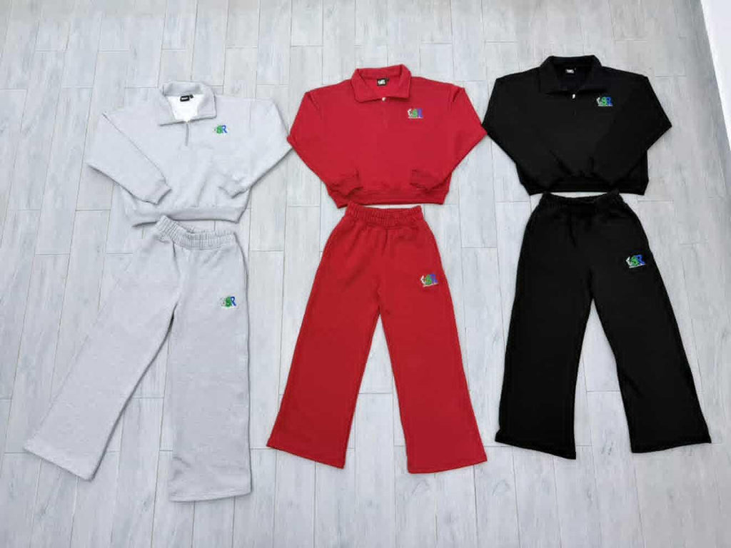 Quarter Zip 2 piece set